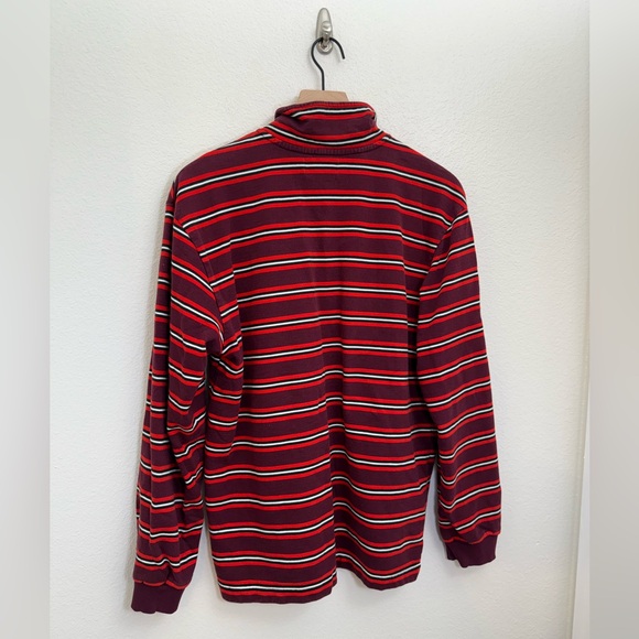 Adidas Originals Quarter Zip Long Sleeve Top Medium - Picture 4 of 8